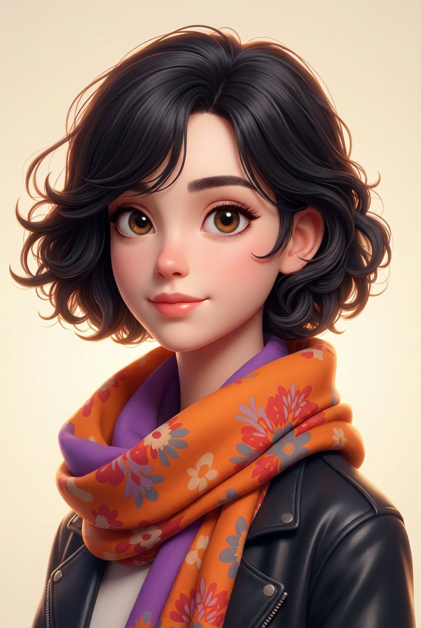 Пример аватара: 3D