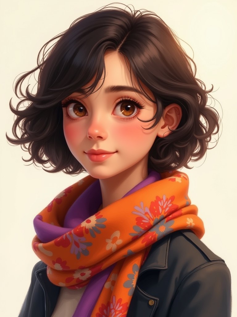 Пример аватара: Рисованный