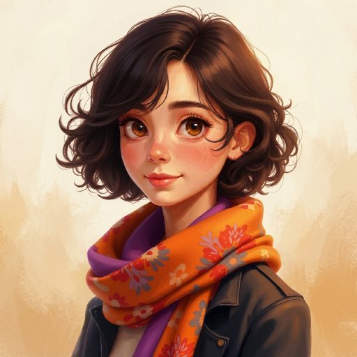 Пример аватара: Рисованный